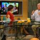 “Dancing with the Stars” judge Len Goodman stops by Access Hollywood Live on October 25, 2011