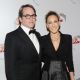 Matthew Broderick and Sarah Jessica Parker step out at the New York City Center reopening ribbon cutting and performance in New York City on October 25, 2011