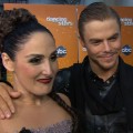Ricki Lake and partner Derek Hough chat with Access Hollywood on October 31, 2011