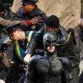 Christian Bale shoots scenes as Batman for the upcoming film ‘The Dark Knight Rises’ in New York City on November 6, 2011