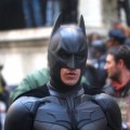 Christian Bale shoots scenes as Batman for the upcoming film ‘The Dark Knight Rises’ in New York City on November 6, 2011