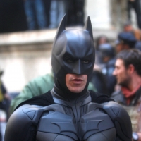 Christian Bale shoots scenes as Batman for the upcoming film ‘The Dark Knight Rises’ in New York City on November 6, 2011