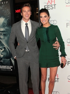 Armie Hammer and Elizabeth Chambers attend the AFI FEST 2011 Presented By Audi - ‘J. Edgar’ Opening Night Gala at Grauman’s Chinese Theatre, Hollywood, on November 3, 2011