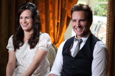Elizabeth Reaser and Peter Facinelli at the junket for ‘The Twilight Saga: Breaking Dawn — Part 1,’ Los Angeles, Nov. 3, 2011