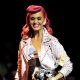 Katy Perry receives the award for Best Live act during the MTV Europe Music Awards 2010 live show at at the Odyssey Arena, Belfast, N. Ireland, November 6, 2011