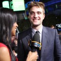  Access’ Shaun Robinson interviews Robert Pattinson at the premiere of ‘The Twilight Saga: Breaking Dawn — Part 1’ at the Nokia Theatre L.A. Live in Los Angeles on November 14, 2011     