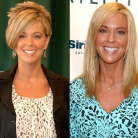 Kate Gosselin in April 2009/Kate Gosselin in October 2011