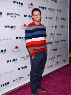 Kellan Lutz arrives at Nylon magazine’s release party for their November issue at The Beverly restaurant in West Hollywood on November 10, 2011
