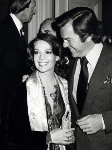 Natalie Wood and Robert Wagner during Look Magazine Party at Jimmy’s Restaurant in Beverly Hills, February 14, 1979