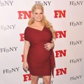 Jessica Simpson shows off her baby bump at the 25th Annual Footwear News Achievement Awards at the Museum of Modern Art in New York City on November 29, 2011