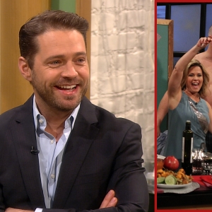 Access Hollywood Live: Jason Priestley Reacts To John Corbett’s TV Strip Down