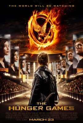 The poster marking 100 days until the release of ‘The Hunger Games,’ December 15, 2011