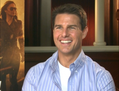 Tom Cruise chats with Access Hollywood at the ‘Mission: Impossible - Ghost Protocol’ junket in Dubai, United Arab Emirates on December 7, 2011