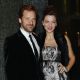 Peter Sarsgaard and wife Maggie Gyllenhaal attend the Armani Hotel Milano Opening, Milan, Italy, on November 10, 2011