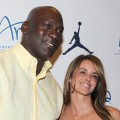 Michael Jordan and Yvette Prieto attend the 10th Annual Michael Jordan Celebrity Invitational Welcome Reception hosted by Jordan Brand And ARIA Resort & Casino At HAZE Nightclub, Las Vegas, on March 30, 2011