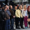 Arsenio Hall, Dee Snider, Lou Ferrigno, Clay Aiken, Penn Jillette, Paul Teutel Sr., Marco Andretti, Dayana Mendoza, Tia Carrere, Patricia Valesquez, Lisa Lampanelli, Debbie Gibson, Aubrey O’Day and Teresa Giudice seen on the set of ‘Celebrity Apprentice’ in New York City on October 26, 2011