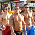 Vinny, Ronnie and Pauly D seen in a shot from Season 5 of MTV’s ‘Jersey Shore’