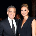 George Clooney and Stacy Keibler arrive at The 23rd Annual Palm Springs International Film Festival Awards Gala at the Palm Springs Convention Center in Palm Springs, Calif., on January 7, 2012 