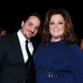 Ben Falcone and Melissa McCarthy arrive at The 23rd Annual Palm Springs International Film Festival Awards Gala at the Palm Springs Convention Center in Palm Springs, Calif., on January 7, 2012 