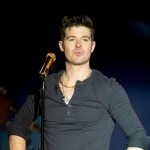 Robin Thicke performs at the World Cafe Live, Philadelphia, on December 29, 2011