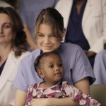 Ellen Pompeo as Meredith on ‘Grey’s Anatomy’ with baby Zola
