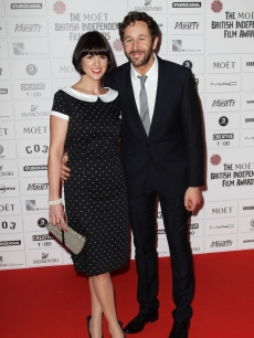 Chris O’Dowd and Dawn Porter attend The Moet British Independent Film Awards 2011 at Old Billingsgate Market, London, on December 4, 2011