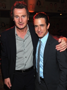 Liam Neeson and Dermot Mulroney attend the after party for the premiere of Open Road Films’ ‘The Grey’ in Los Angeles on January 11, 2012 
