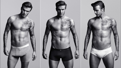 David Beckham in new H&M campaign (Jan. 2012)