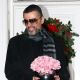 George Michael gives a press conference outside his North London Home in London on December 23, 2011 