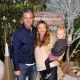 Eric Dane and Rebecca Gayheart arrive with daughter Billie at the Baby2Baby Partners with Huggies Santa Diaper to host Winter Wonderland event in Beverly Hills, on November 12, 2011