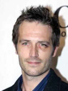 Michael Vartan looks a little roughed up on the benefit carpet