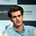 Andrew Garfield attends a press conference to promote ‘The Amazing Spider-Man’ at Ritz Carlton Hotel in Tokyo on January 18, 2012