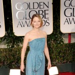 Jodie Foster arrives at the 69th Annual Golden Globe Awards held at the Beverly Hilton Hotel in Beverly Hills on January 15, 2012