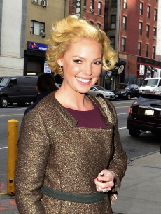 Katherine Heigl steps out in New York City, January 24, 2012
