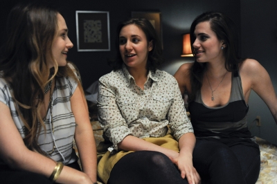 Jemima Kirke, Lena Dunham and Allison Williams in HBO’s ‘Girls’