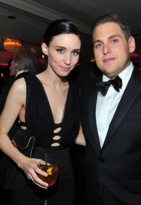 Rooney Mara and Jonah Hill attend Sony Pictures Classics’ 69th Annual Golden Globe Awards After Party at The Beverly Hilton Hotel, Beverly Hills, on January 15, 2012