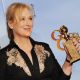 Meryl Streep poses in the press room with the Best Performance by an Actress in a Motion Picture - Drama award for ‘The Iron Lady’ at the 69th Annual Golden Globe Awards held at the Beverly Hilton Hotel, Beverly Hills, on January 15, 2012