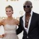 Heidi Klum and Seal arrive at the 63rd Primetime Emmy Awards held at Nokia Theatre L.A. Live in Los Angeles on September 18, 2011
