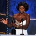Viola Davis accepts the Outstanding Performance by a Female Actor in a Leading Role award for ‘The Help’ onstage during the 18th Annual Screen Actors Guild Awards at The Shrine Auditorium on January 29, 2012 in Los Angeles