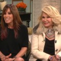 Melissa and Joan Rivers stops by Access Hollywood Live on February 1, 2012