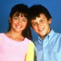 Fred Savage and Danica McKellar in a scene from ‘The Wonder Years’in 1988