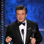 Alec Baldwin accepts the Outstanding Performance by a Male Actor in a Comedy Series award for ‘30 Rock’ onstage during the 18th Annual Screen Actors Guild Awards at The Shrine Auditorium in Los Angeles on January 29, 2012 