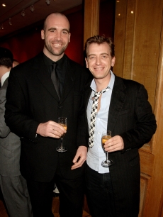 Rory McCann and Scott McKnee attend the Lighthouse Gala Auction in aid of the Terrence Higgins Trust, at Christie’s, London, on March 12, 2007 