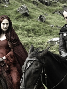 Carice van Houten as Melisandre and Stephen Dillane as Stannis Baratheon in HBO’s ‘Game of Thrones’ Season 2