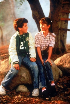 Fred Savage and Danica McKellar in a scene from ‘The Wonder Years’in 1988