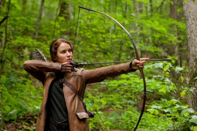 Jennifer Lawrence stars as Katniss Everdeen in ‘The Hunger Games’