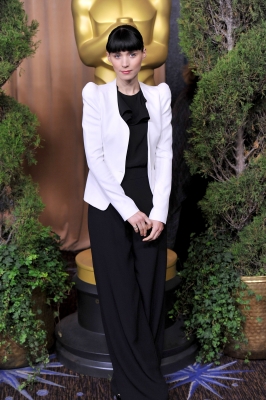 Rooney Mara attends the 84th Academy Awards Nominations Luncheon at The Beverly Hilton hotel on February 6, 2012 in Beverly Hills, Calif.