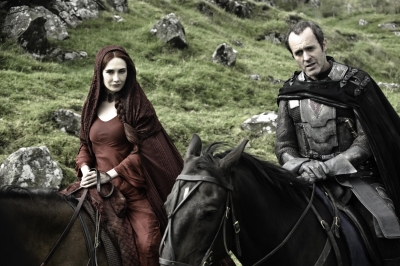 Carice van Houten as Melisandre and Stephen Dillane as Stannis Baratheon in HBO’s ‘Game of Thrones’ Season 2
