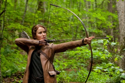 Jennifer Lawrence stars as Katniss Everdeen in ‘The Hunger Games’