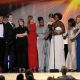 The cast of ‘The Help’ accepts the Outstanding Performance by a Cast in a Motion Picture award onstage during the 18th Annual Screen Actors Guild Awards at The Shrine Auditorium on January 29, 2012 in Los Angeles